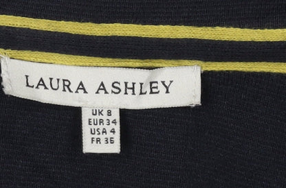 Womens UK Size 8 Laura Ashley Regular Black Blazer