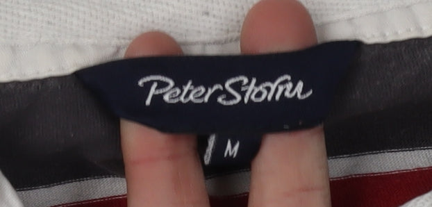 Peter Storm Men's Multicoloured Striped Polo M