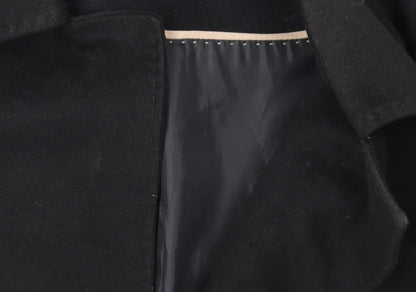 Donar Menswear Black Wool Yak Mid-Length Coat 22