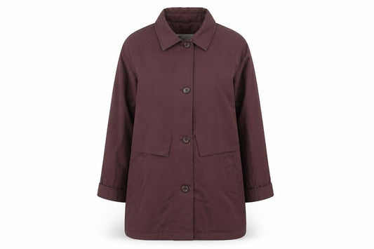 Womens UK Size 12 Telemac Brown Overcoat