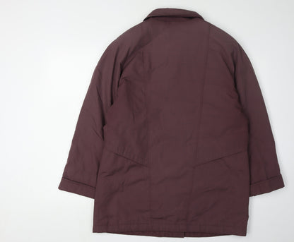 Womens UK Size 12 Telemac Brown Overcoat