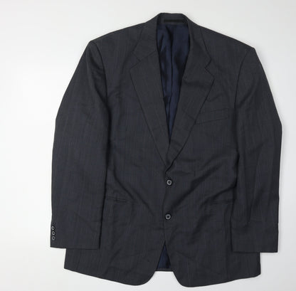 Mens UK Size 42 C&A Regular Black Suit Jacket
