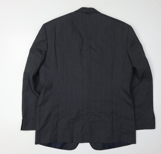 Mens UK Size 42 C&A Regular Black Suit Jacket
