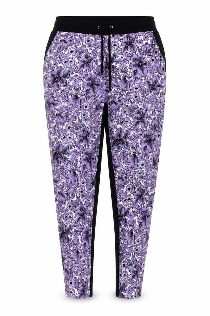 Womens UK Size 14 Oasis Relaxed Fit Jogger Multicoloured Trousers