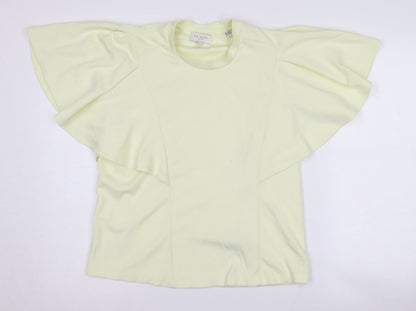 Womens UK Size M Ted Baker Ivory Basic Blouse