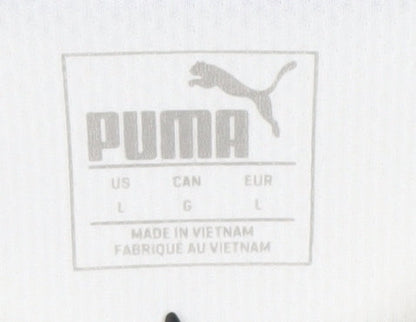Puma Men's White L Football Pullover Jersey