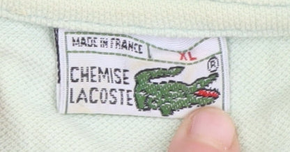 Lacoste Men's Green Polo Shirt XL - Classic Style