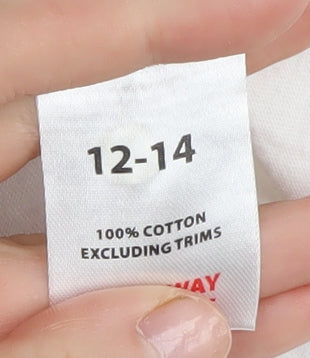 Barbie Women's White T-Shirt Size 12 Short Sleeve