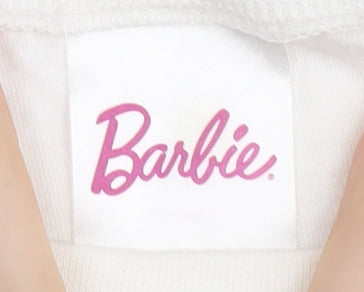 Barbie Women's White T-Shirt Size 12 Short Sleeve