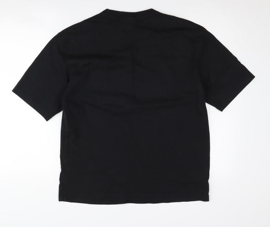 Unisex Adults UK Size 10 adidas Black Basic T-Shirt