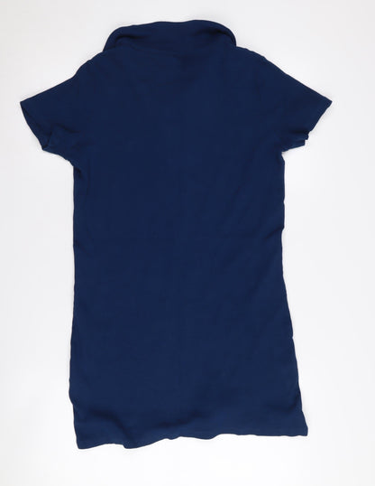 Yale University Women's Blue Polo Shirt L