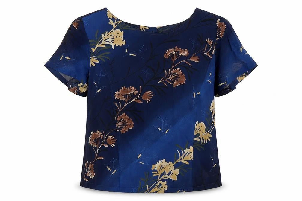 Womens UK Size 16 Lakeland Blue  Blouse