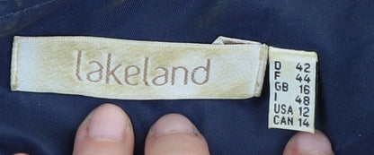 Womens UK Size 16 Lakeland Blue  Blouse