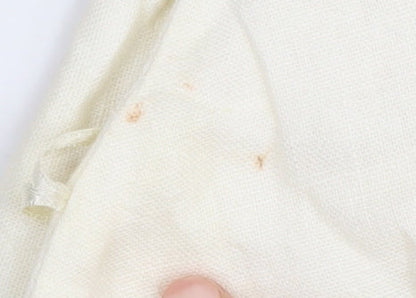 BHS Women's Ivory A-Line Skirt Size 16