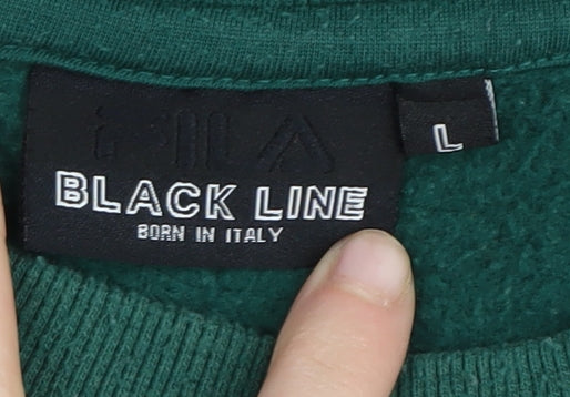 FILA Green Unisex Adults Sweatshirt L Pullover