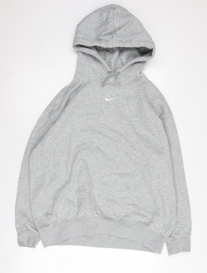 Mens UK Size S Nike Grey Pullover Hoodie