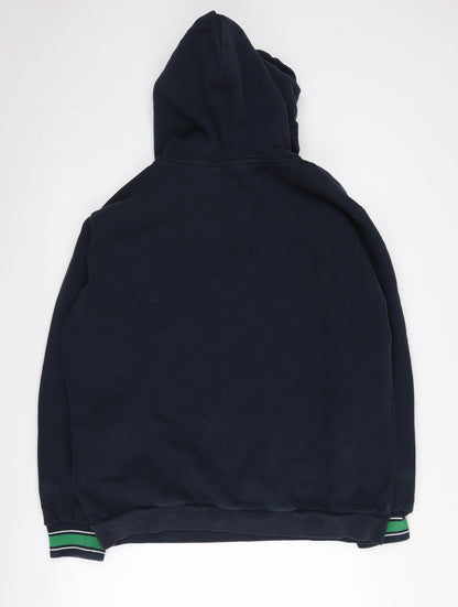 Mens UK Size M Superdry Black Pullover Hoodie