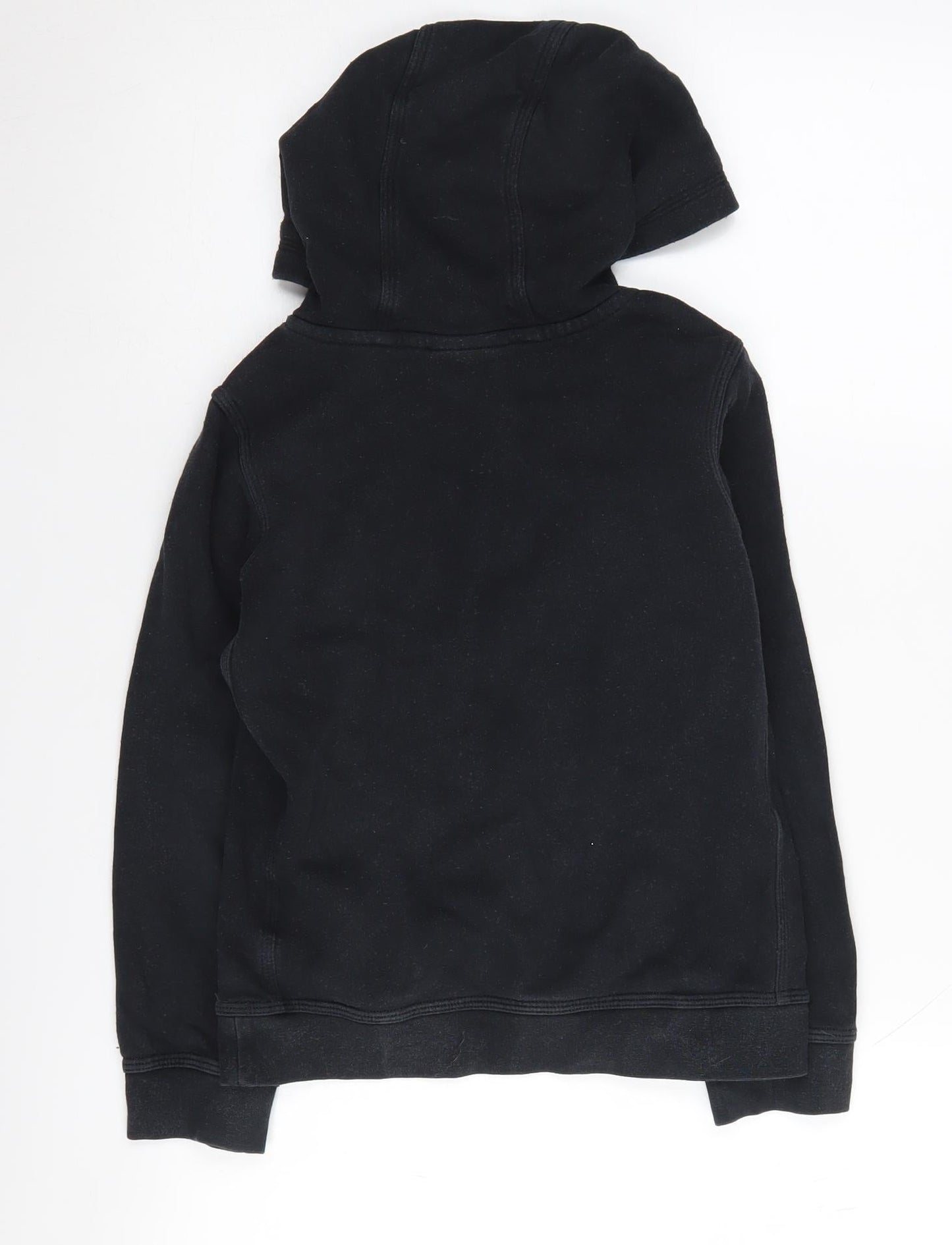 Nike Boys Black Hoodie Size S Pullover Casual Logo