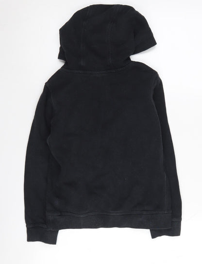 Nike Boys Black Hoodie Size S Pullover Casual Logo