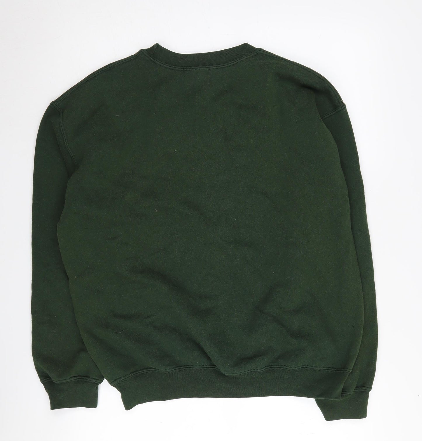 Mens UK Size M New Look Green Pullover Sweatshirt