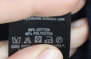 Unisex Adults UK Size M Ted Baker Black Pullover Jumper