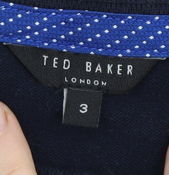 Unisex Adults UK Size M Ted Baker Black Pullover Jumper