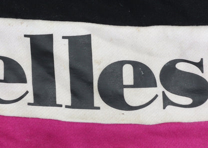 Ellesse Girls' Black Multicoloured Pullover Hoodie 13-14 Y