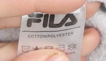 Fila Unisex Grey Logo Sweatshirt Pullover Size S