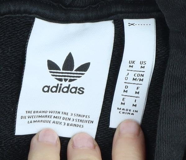 Adidas Men's Black Medium Pullover Hoodie