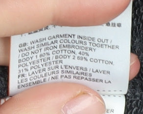 Superdry Women's Colourblock Hoodie Size 14 Grey Pink