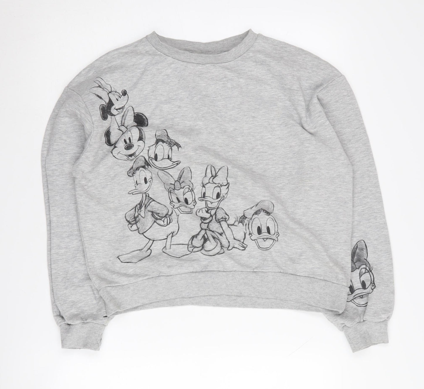 Womens UK Size L Disney Grey Pullover Sweatshirt