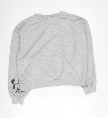 Womens UK Size L Disney Grey Pullover Sweatshirt