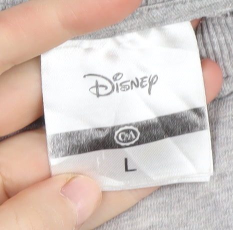 Womens UK Size L Disney Grey Pullover Sweatshirt