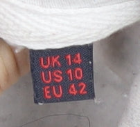 SuperDry Women's Grey Pullover Hoodie, Size 14