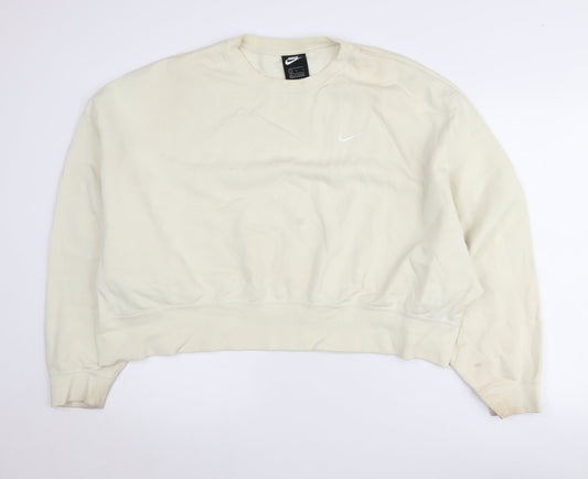 Nike Women's Ivory Pullover Sweatshirt - Size L