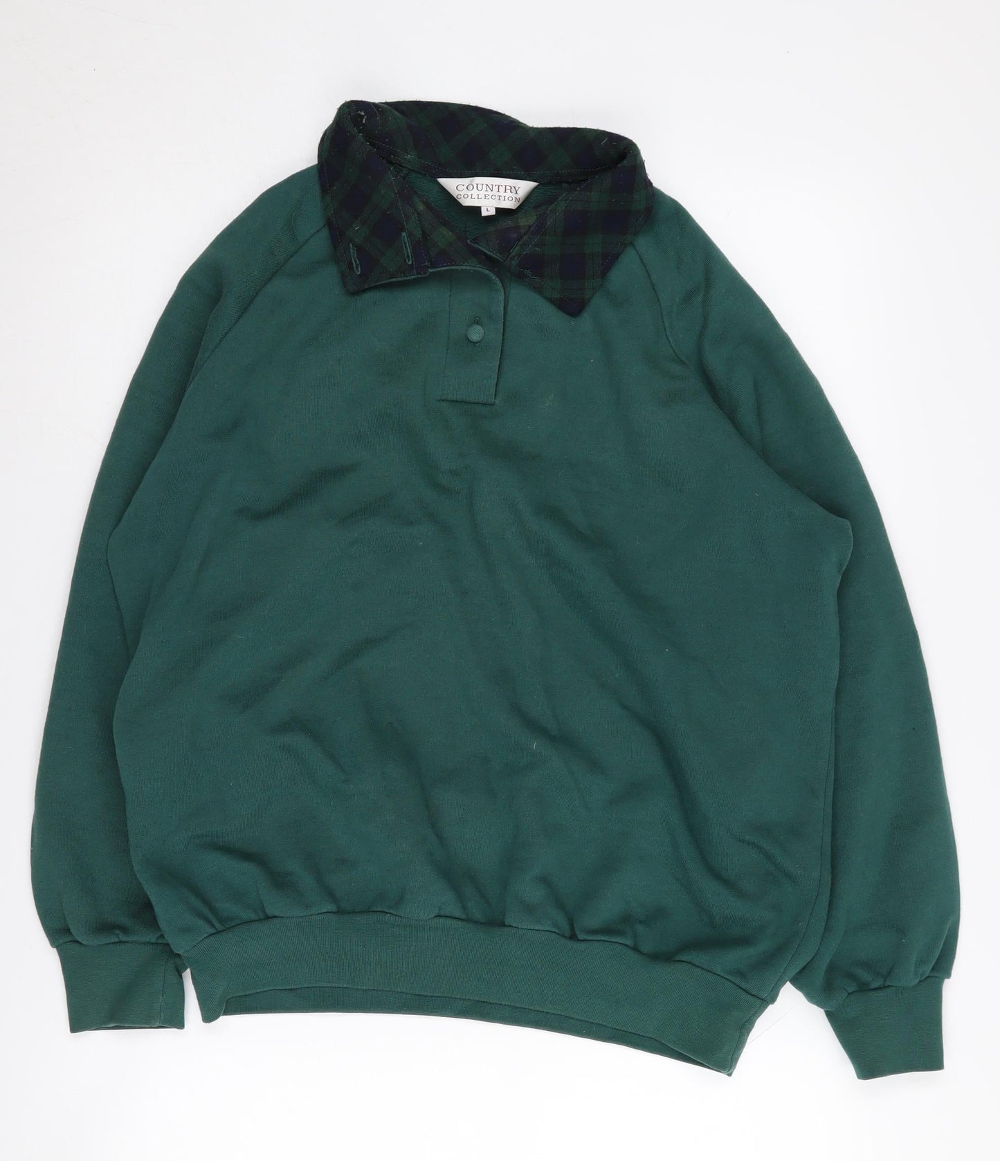 Country Collection Green Sweatshirt Unisex L