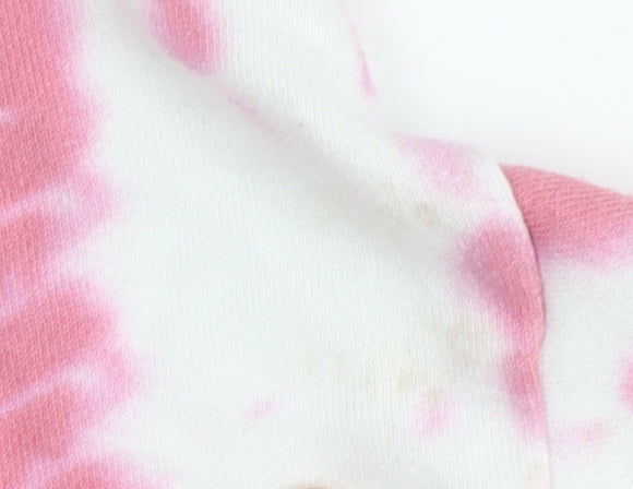 Bench Girls Pink Tie-Dye Pullover Sweatshirt XL