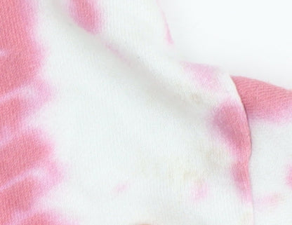 Bench Girls Pink Tie-Dye Pullover Sweatshirt XL