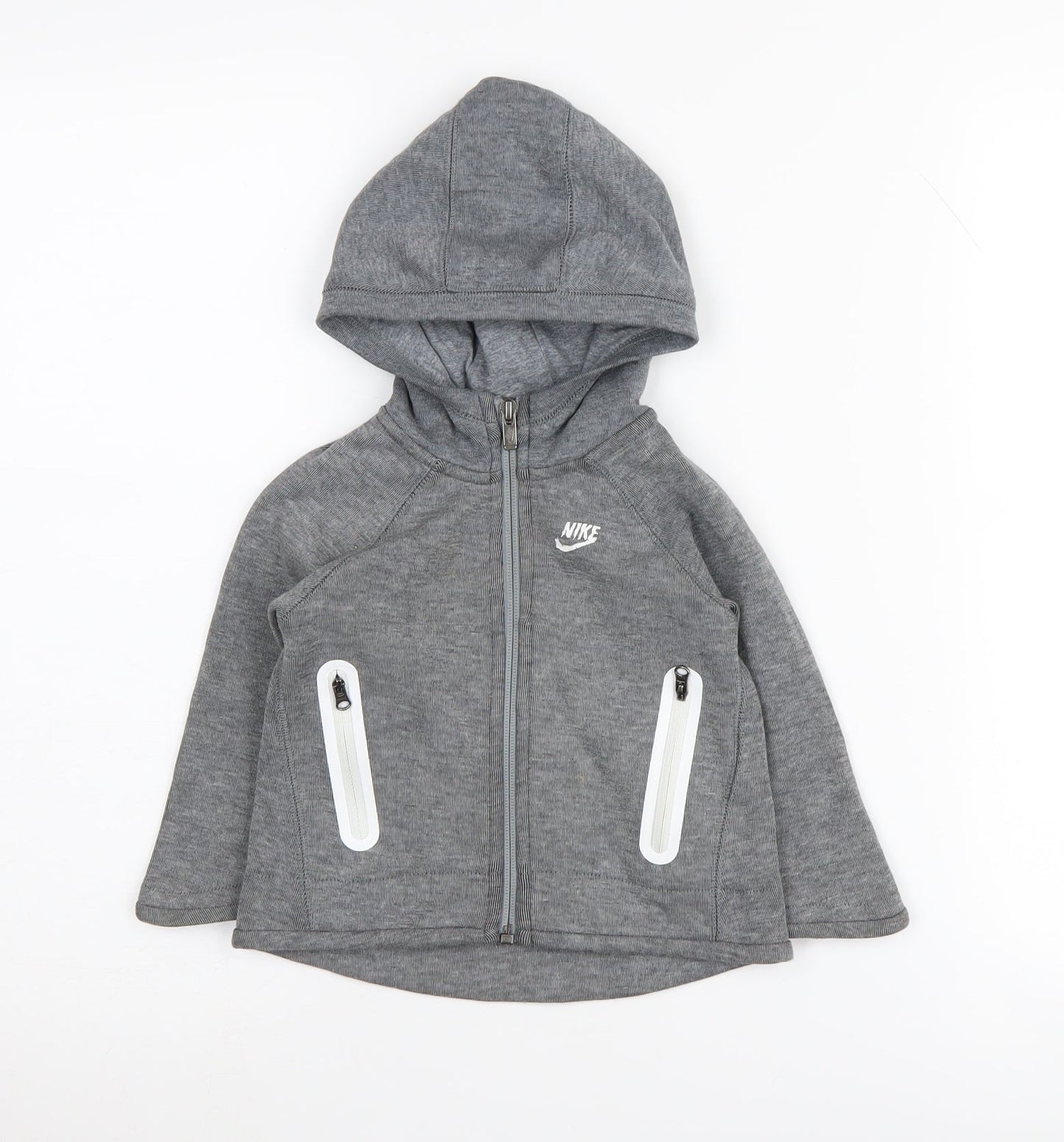 Nike Boys Grey Hoodie Jacket 18 Months