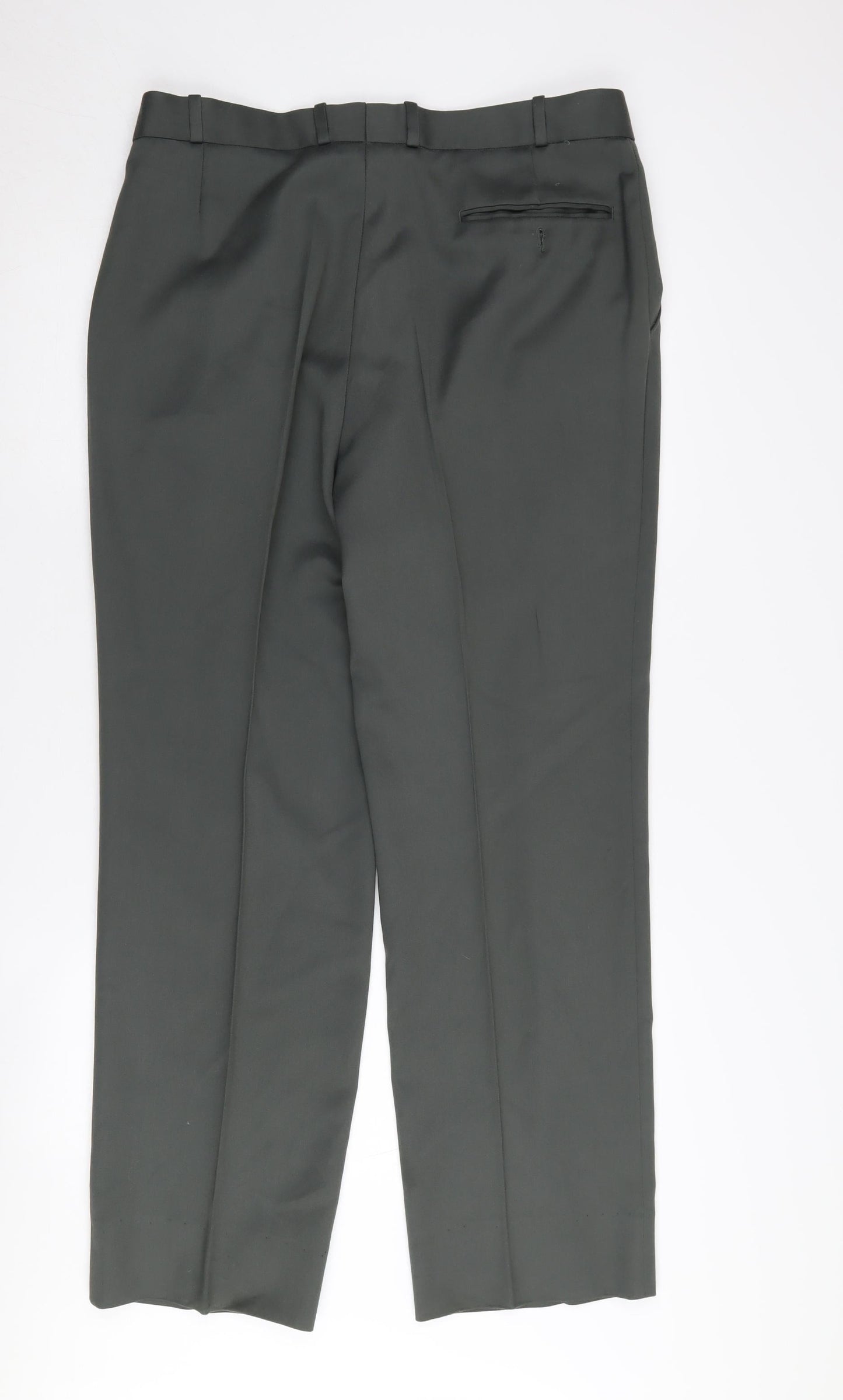 Dunn & Co Men's Green Dress Pants 31L Classic Fit