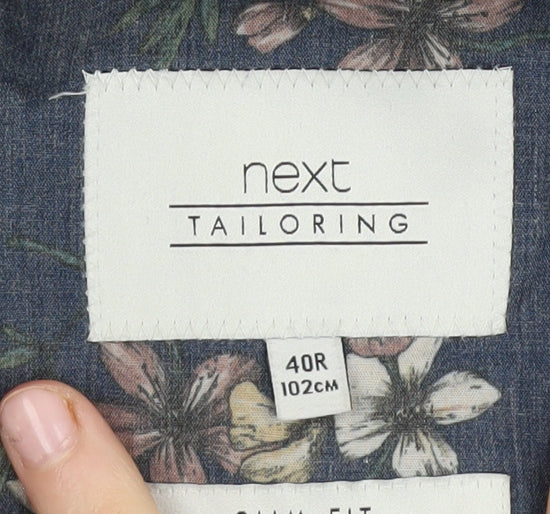 Mens UK Size 40 NEXT Regular Blue Suit Jacket