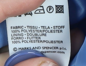 Marks and Spencer Women's Blue Suit Jacket Size 20