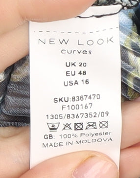 New Look Women's Multicoloured Tunic Blouse Size 20