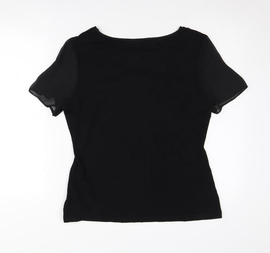 Betty Jackson Black Women's Black Blouse Size 14 Casual