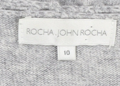 Womens UK Size 10 Rocha John Rocha Grey  Jumper