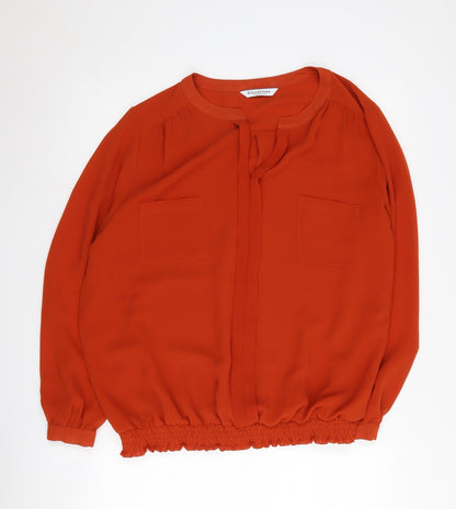 Womens UK Size 18 Debenhams Orange  Blouse