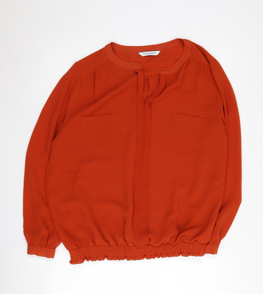 Womens UK Size 18 Debenhams Orange  Blouse