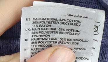 Adidas Women's Blue Joggers M Elastic Waist Side Stripe