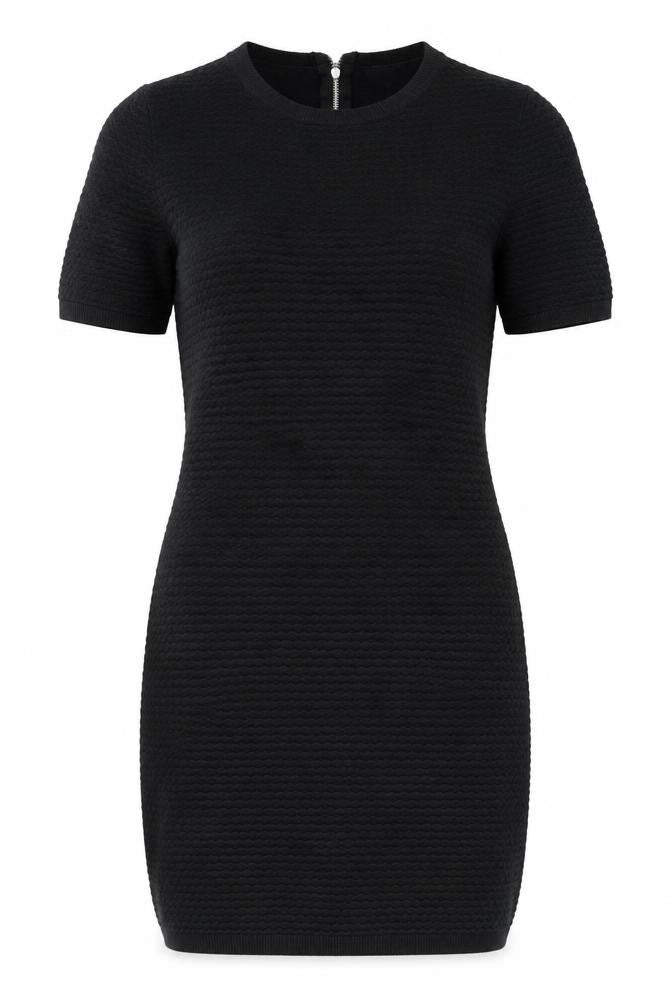 Warehouse Women's Black Knit Dress UK 12