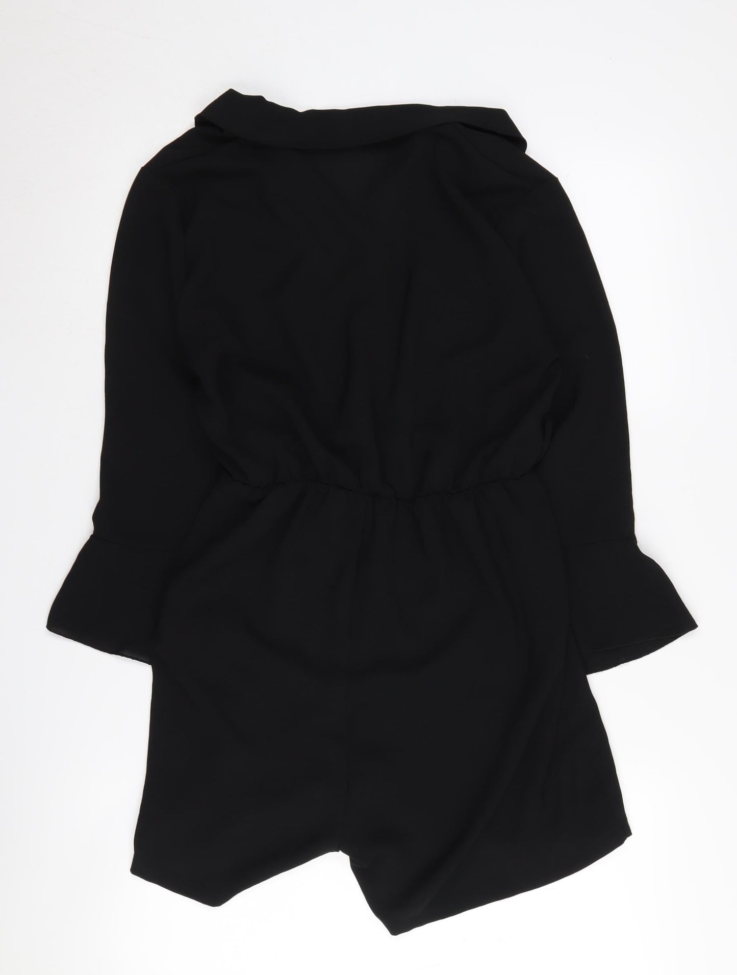 boohoo Women's Black Playsuit Size 14